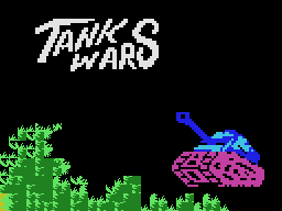 Tank Wars title screen for Colecovision